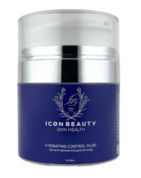 Лёгкий увлажняющий флюид Icon Beauty для лица, шеи и декольте — крем-эмульсия для всех типов кожи, устраняет сухость, раздражение, акне, купероз, розацеа, комедоны и черные точки, подходит беременным, подросткам, после пилинга и чистки