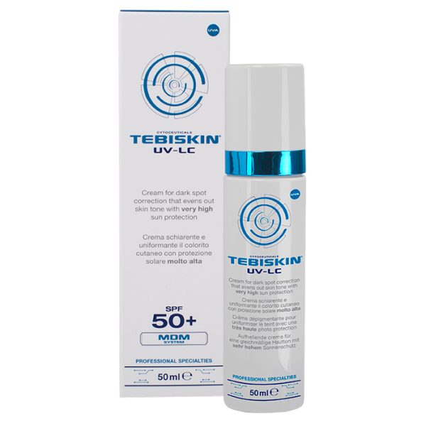 UV-LC SPF 50 КРЕМ, ВЫРАВНИВАЮЩИЙ ТОН КОЖИ С ЗАЩИТОЙ ОТ СОЛНЦА TEBISKIN